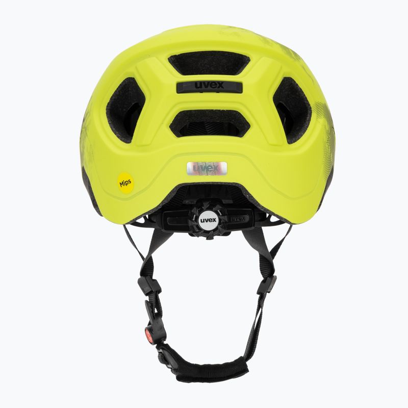 Dětská cyklistická přilba UVEX React MIPS Jr lime/black 4