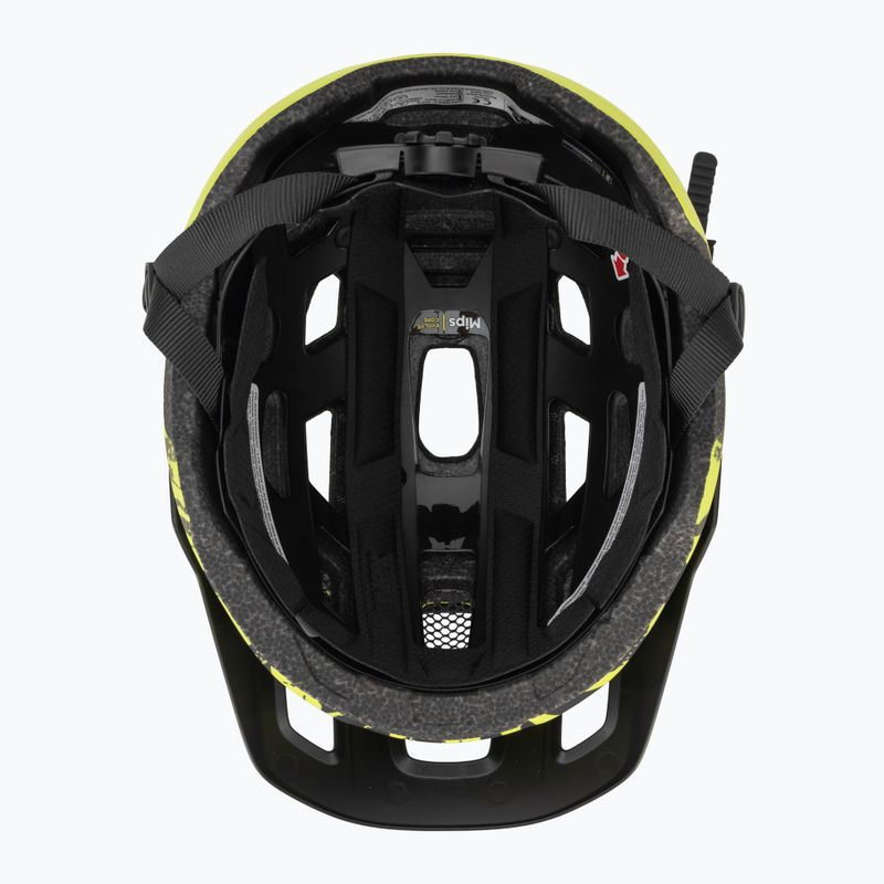 Dětská cyklistická přilba UVEX React MIPS Jr lime/black 5