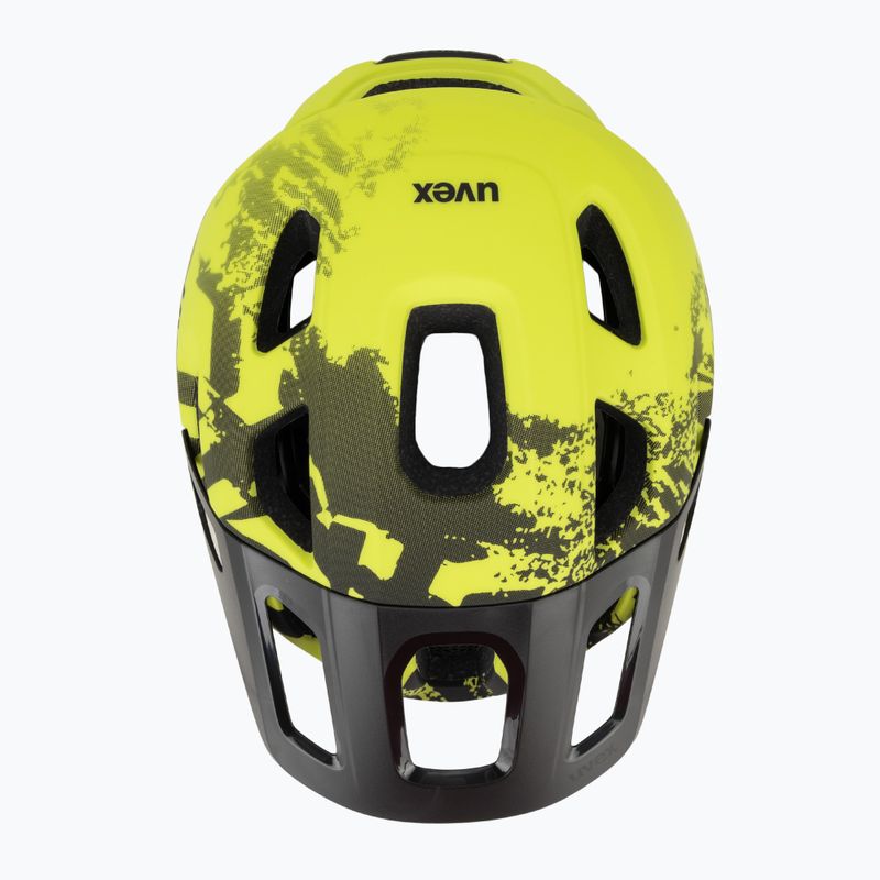 Dětská cyklistická přilba UVEX React MIPS Jr lime/black 6