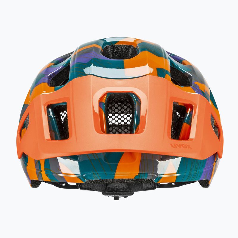 Dětská cyklistická helma UVEX React Jr papaya camo matt 2