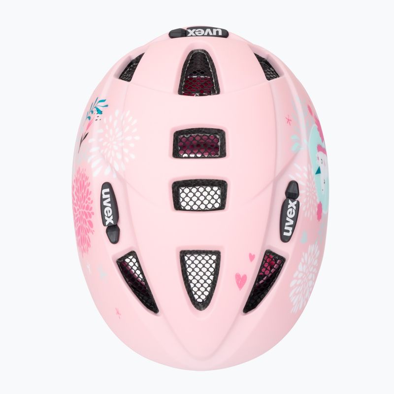 Dětská cyklistická přilba UVEX Kid 2 CC pink unicorn matt 6