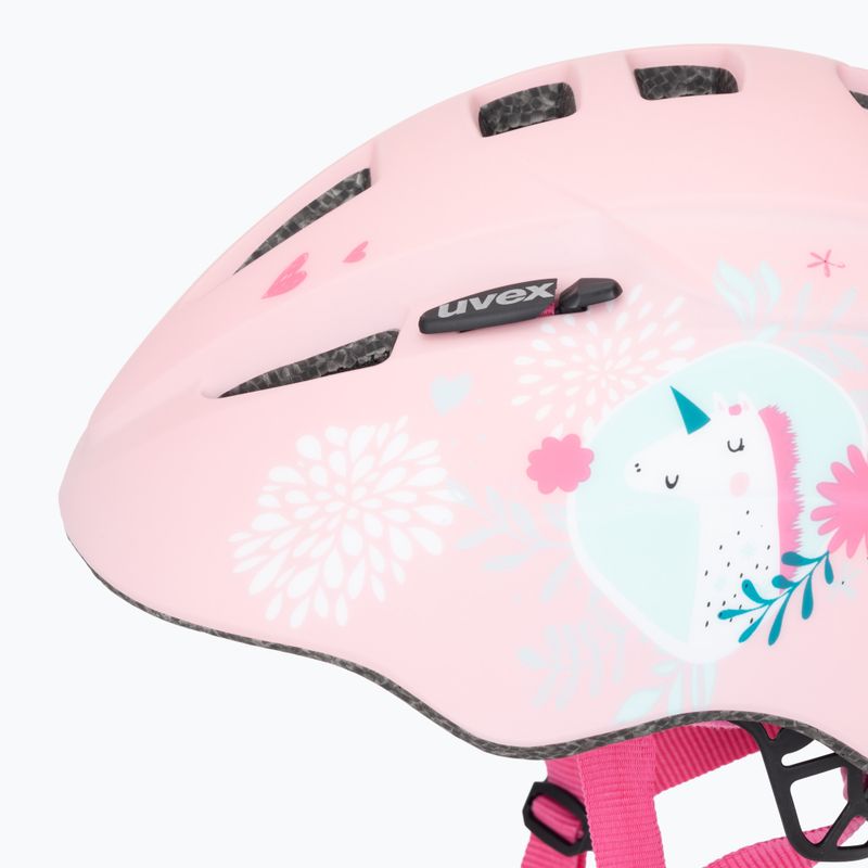 Dětská cyklistická přilba UVEX Kid 2 CC pink unicorn matt 7