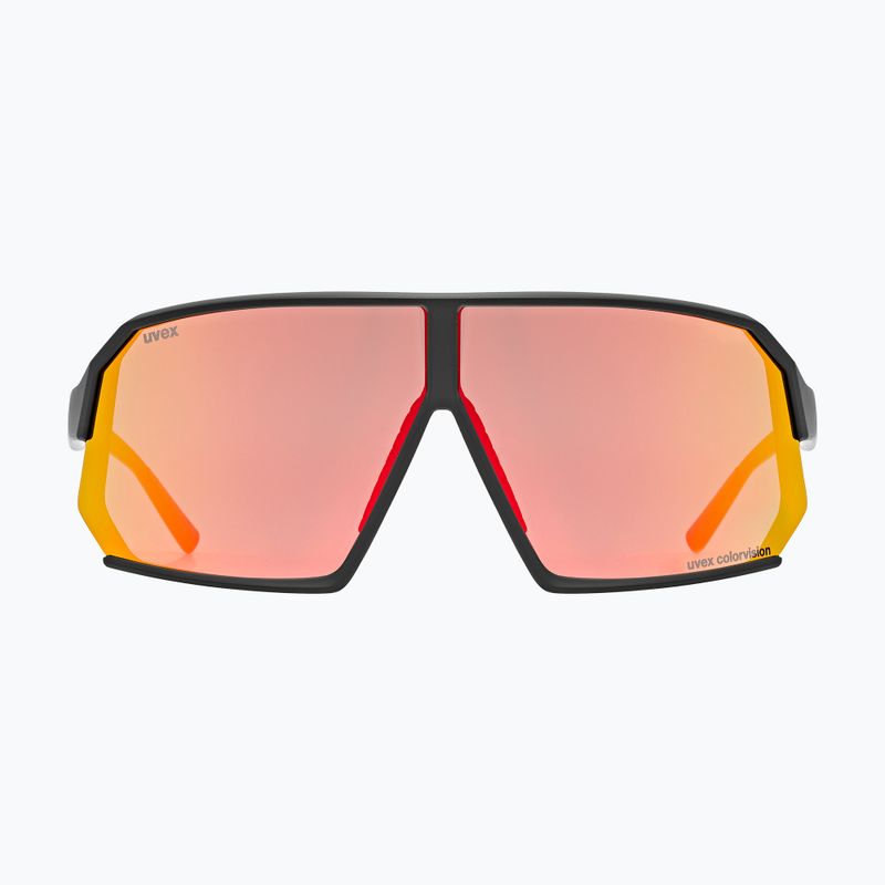 Sluneční brýle UVEX Sportstyle 237 CV black matt/mirror red 2