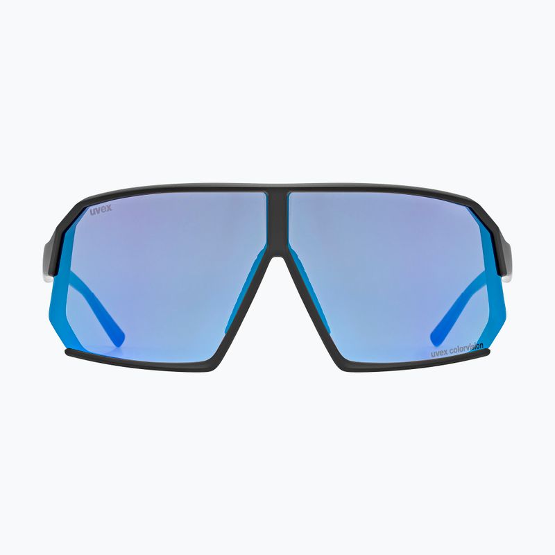 Sluneční brýle UVEX Sportstyle 237 CV black matt/mirror blue 2