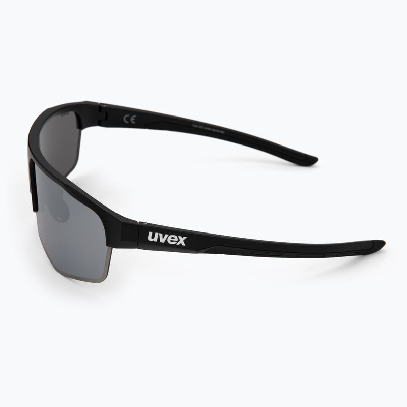 Sluneční brýle UVEX Axos Set black matt/mirror silver/clear 5