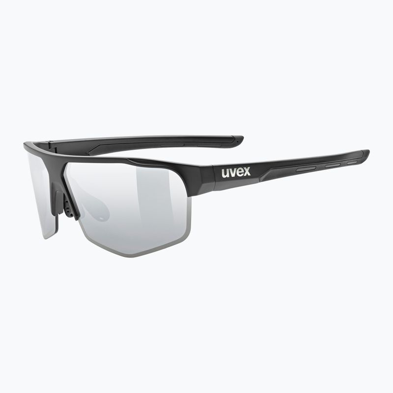 Sluneční brýle UVEX Axos Set black matt/mirror silver/clear