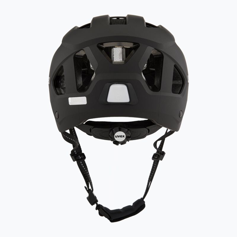 Cyklistická helma UVEX Stride Visor black matt/litemirror silver 4