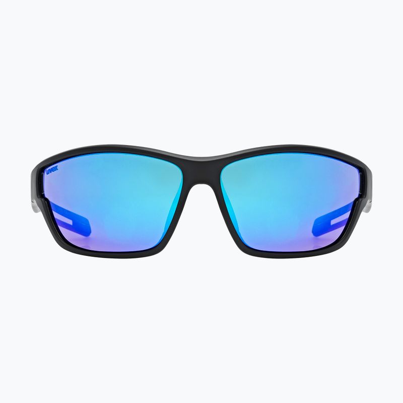 Sluneční brýle UVEX Sportstyle 806 black matt/mirror blue 2