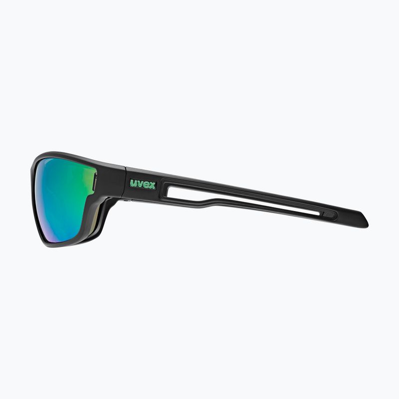 Sluneční brýle UVEX Sportstyle 806 black matt/mirror green 2