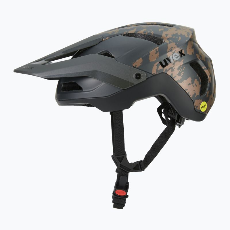 Cyklistická přilba UVEX Renegade MIPS hazel camo/black matt 3