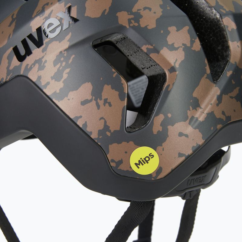 Cyklistická přilba UVEX Renegade MIPS hazel camo/black matt 7