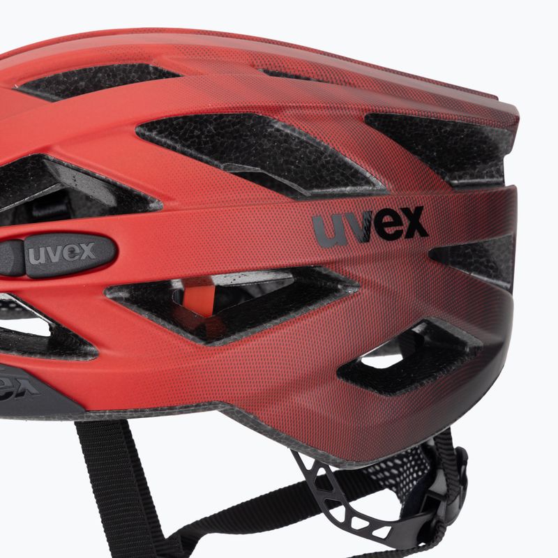 Cyklistická přilba UVEX I-vo CC red / black matt 7