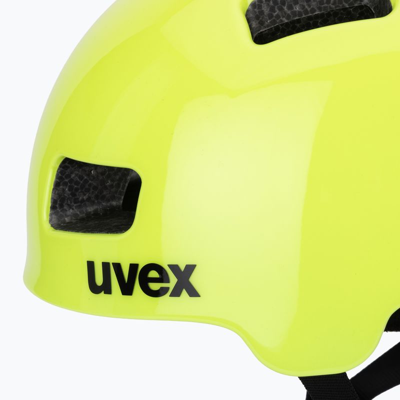 Dětská cyklistická přilba UVEX HLMT 4 neon yellow 7
