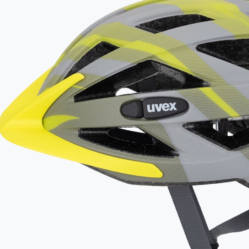 Cyklistická přilba UVEX Air Wing CC grey / lime matt 7