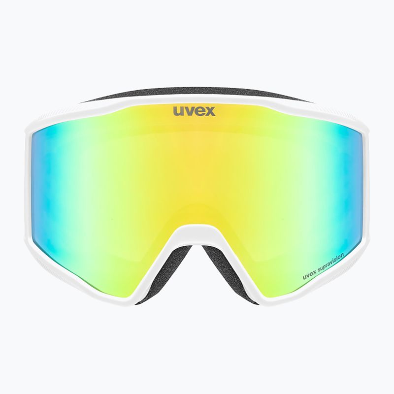 Lyžařské brýle UVEX Blast FM S2 white matt/mirror green 2