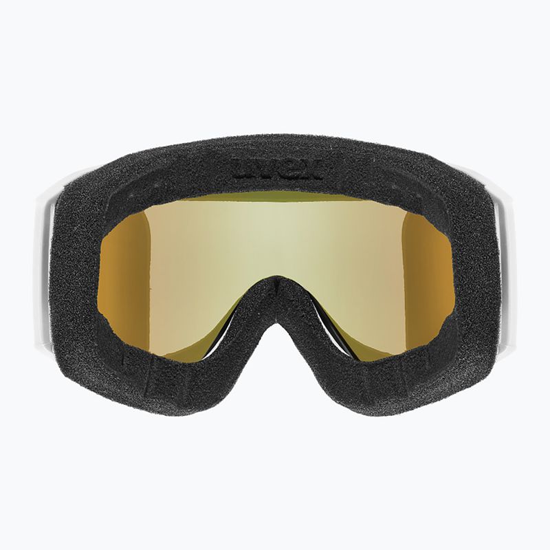Lyžařské brýle UVEX Blast FM S2 white matt/mirror green 3