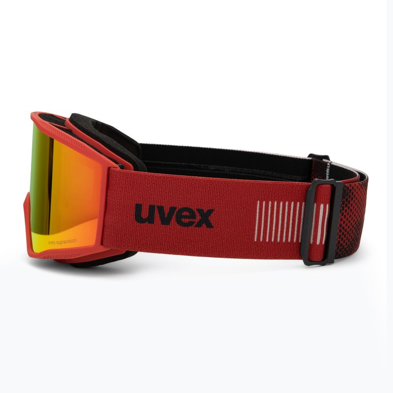 Lyžařské brýle UVEX Blast FM matte red/mirror red 4