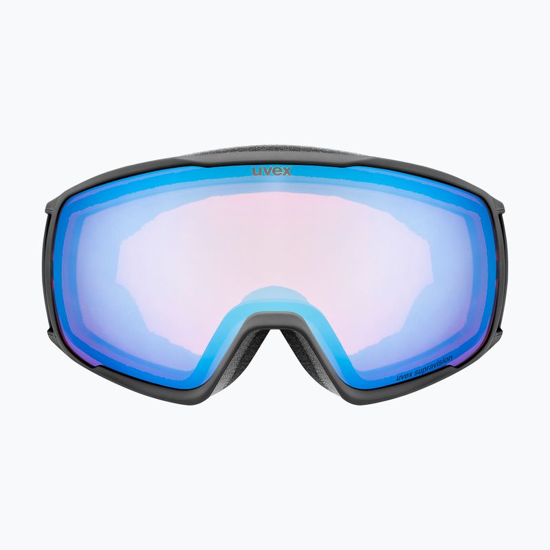 Lyžařské brýle UVEX Victorious S FM matt black/mirror blue 6