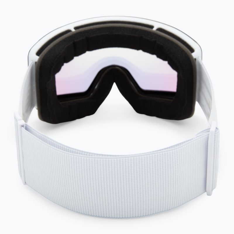 Lyžařské brýle UVEX Provoqe V white matt/vario green mirror 3