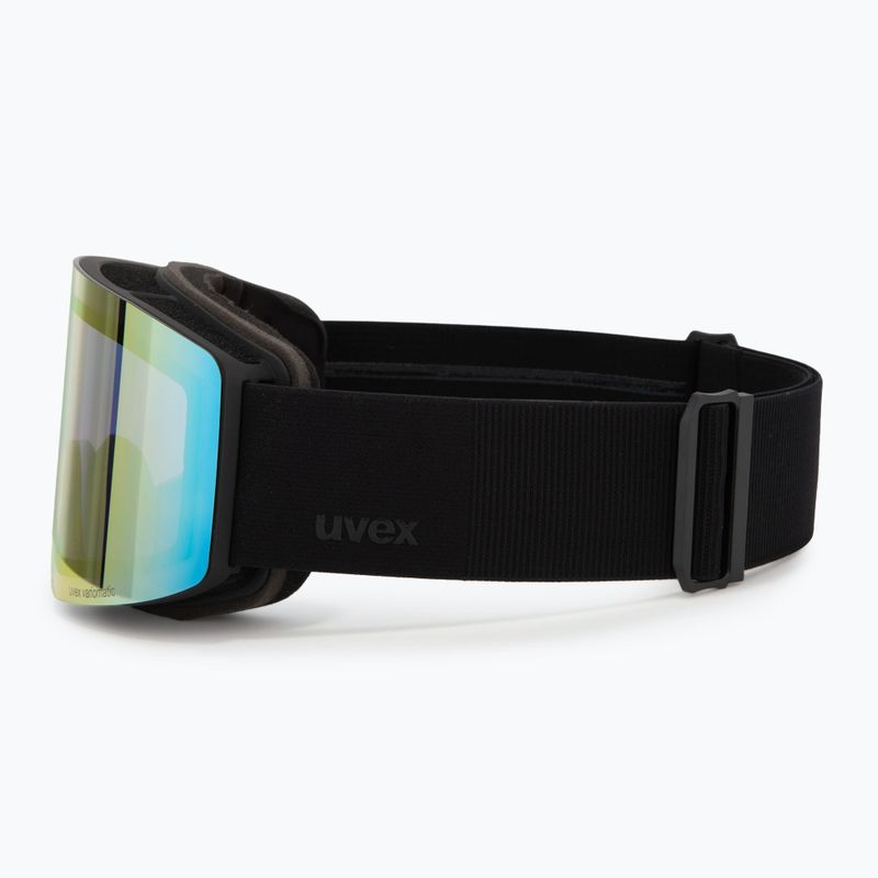 Lyžařské brýle UVEX Provoqe V black matt/vario rainbow mirror 4