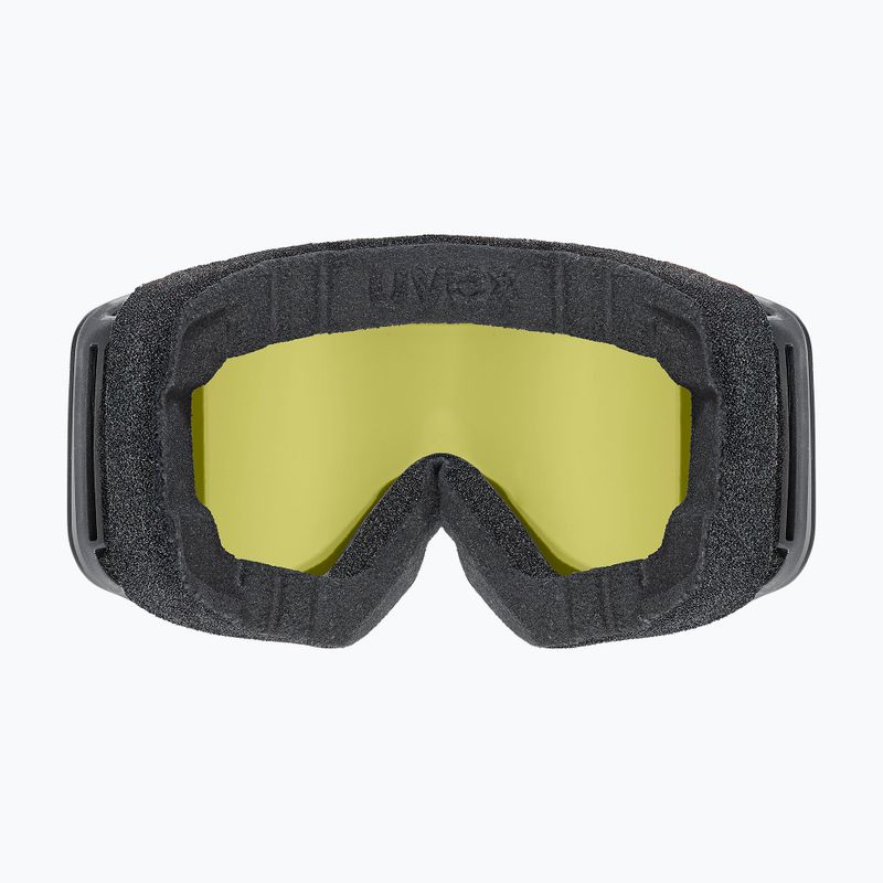 Dětské lyžařské brýle UVEX Pwdr FM black matt/mirror ruby/green/clear 3