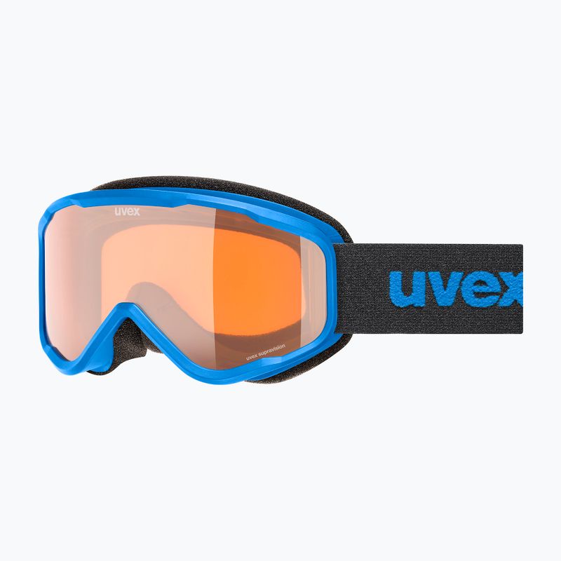 Dětské lyžařské brýle UVEX Speedy Nova Jr blue/lasergold