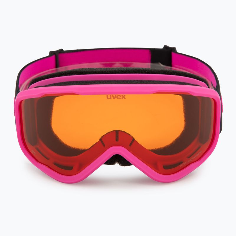 Dětské lyžařské brýle UVEX Speedy Nova Jr pink/lasergold 2