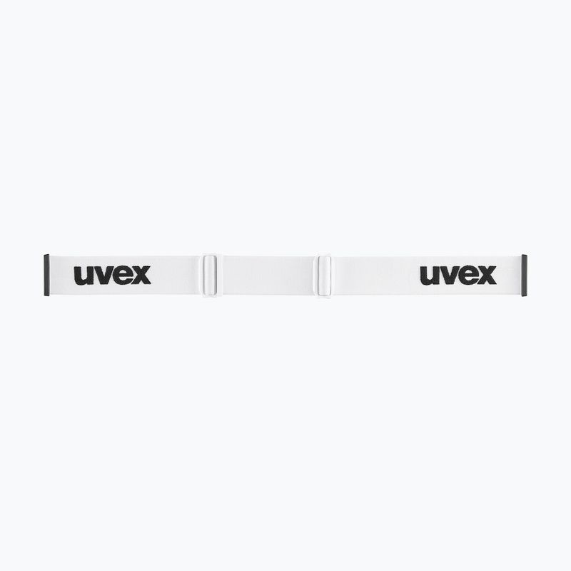 Lyžařské brýle UVEX Gravity FM white matt/mirror silver/green/clear 4