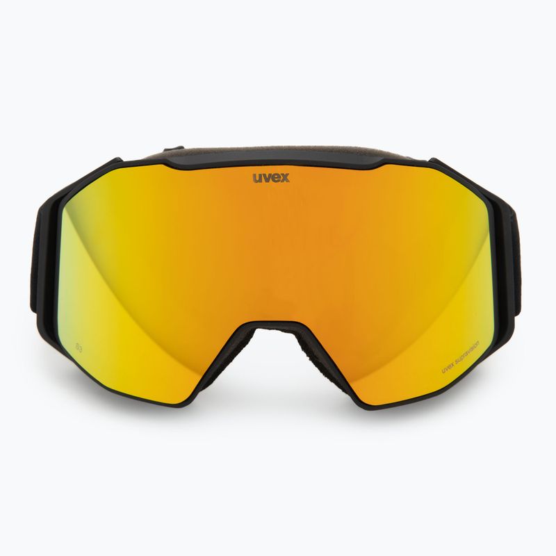 Lyžařské brýle UVEX Gravity FM black matt/mirror yellow/orange/clear 2