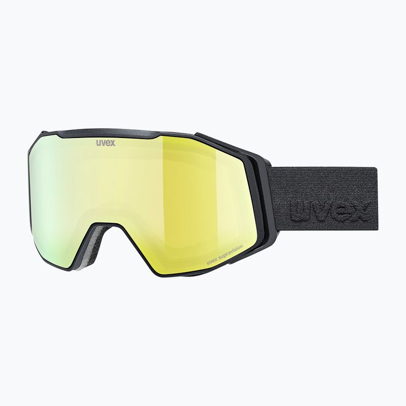 Lyžařské brýle UVEX Gravity FM black matt/mirror yellow/orange/clear
