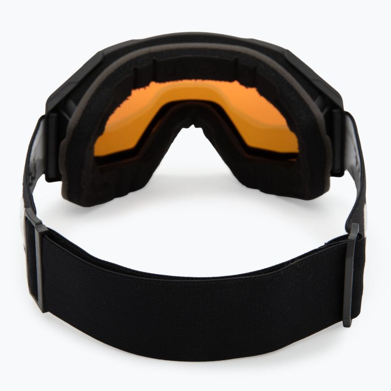 Lyžařské brýle UVEX Gravity FM matte black/mirror red/orange/clear 3