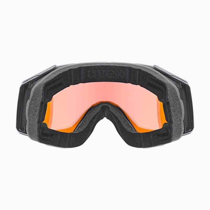 Lyžařské brýle UVEX Gravity FM matte black/mirror red/orange/clear 3