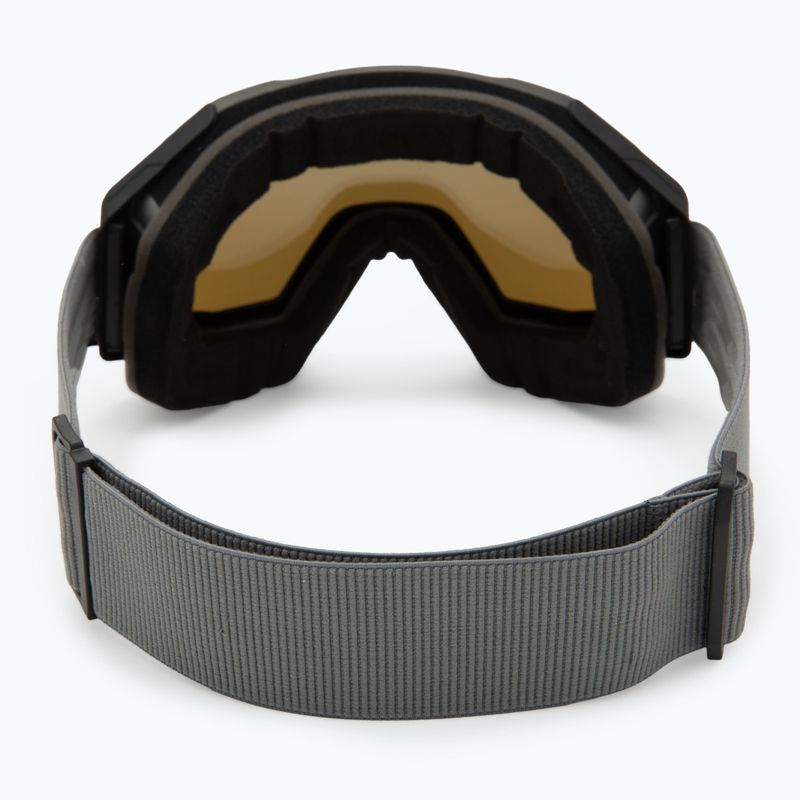 Lyžařské brýle UVEX Gravity FM rhino matt/mirror ice/green/clear 3