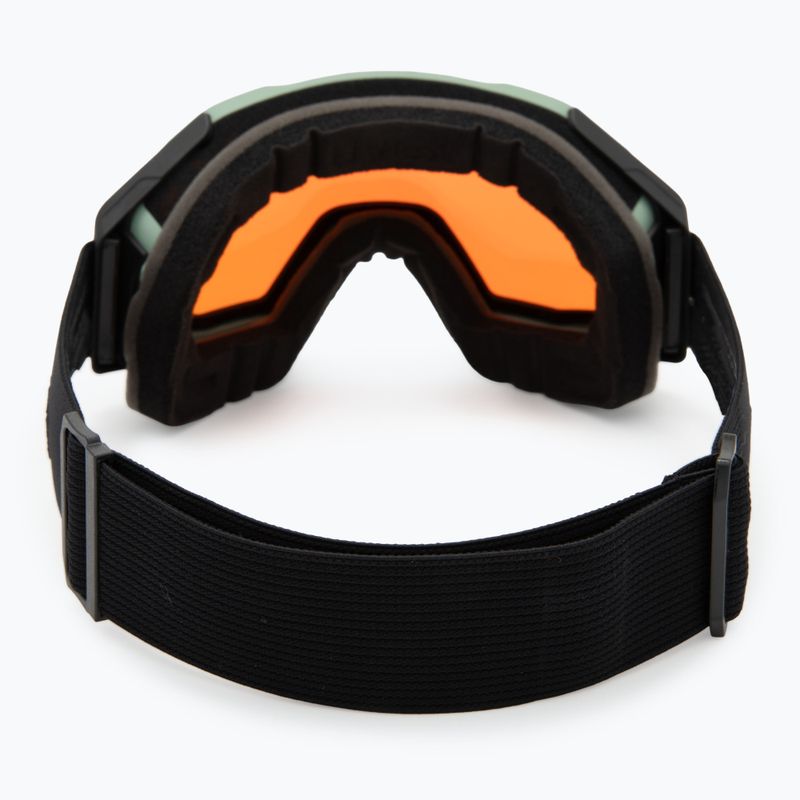 Lyžařské brýle UVEX Gravity FM oxidized matt green/mirror opal/orange/clear 3