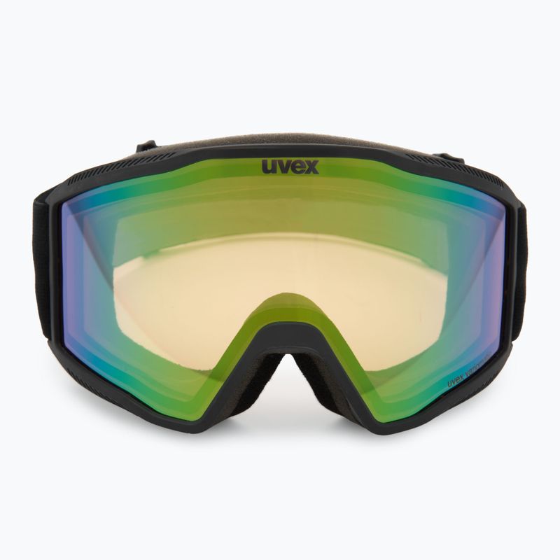 Lyžařské brýle Uvex Blast V black matt/vario green mirror 2