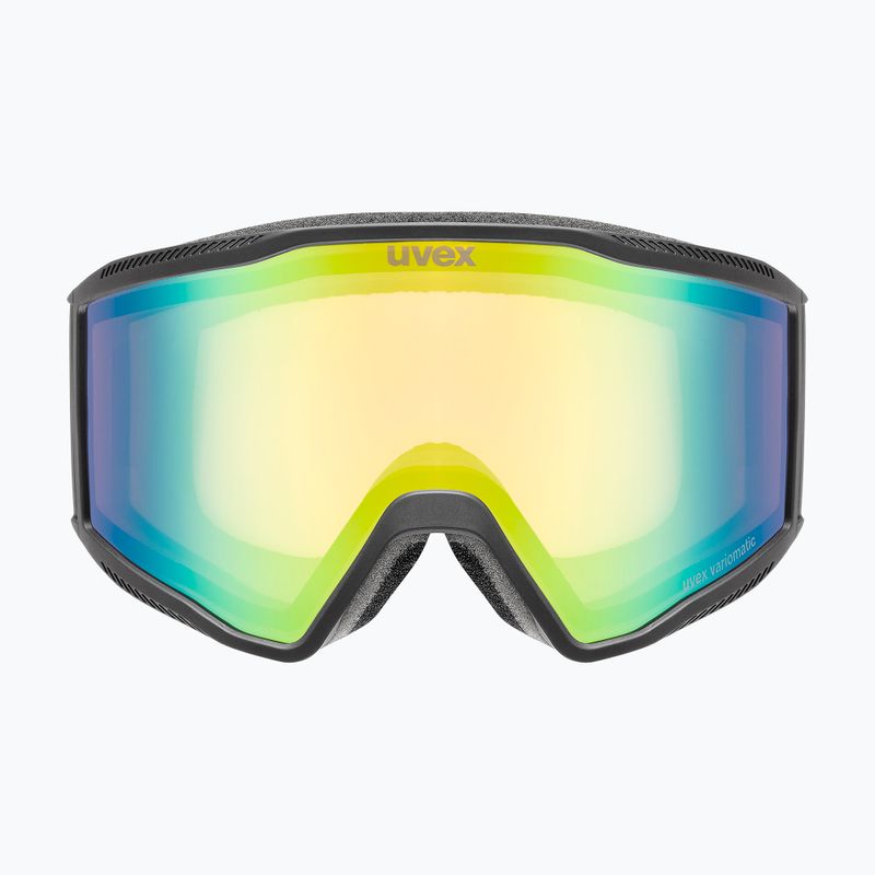 Lyžařské brýle Uvex Blast V black matt/vario green mirror 6