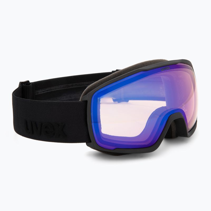 Lyžařské brýle UVEX Victorious S V black matt/vario blue mirror