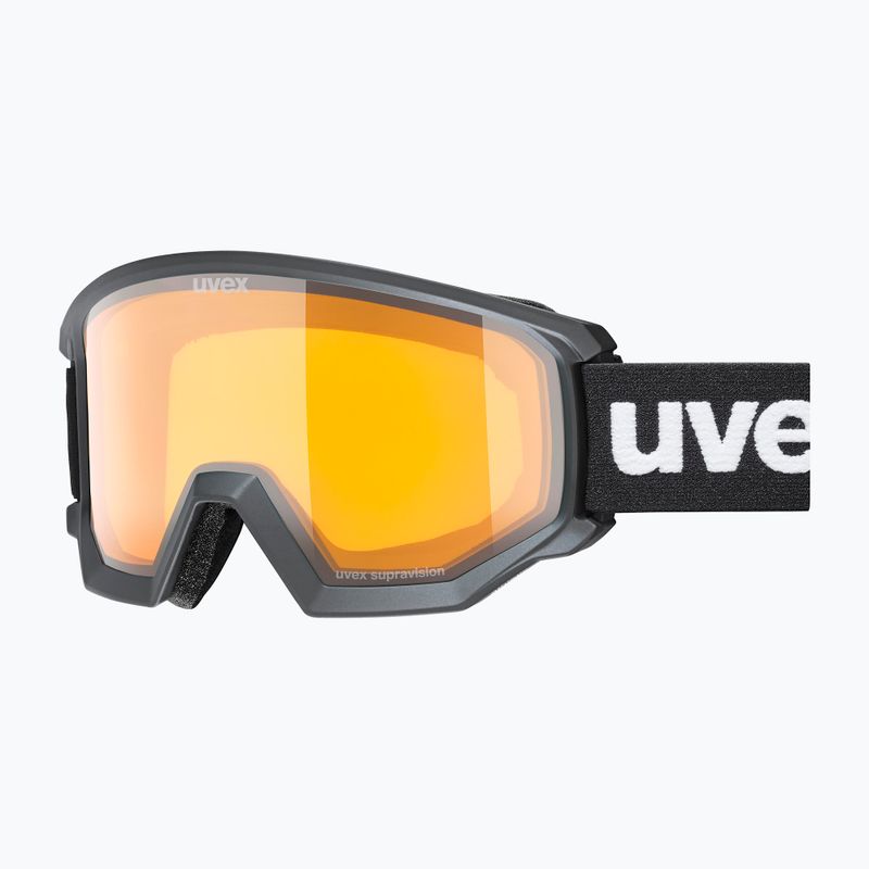 Lyžařské brýle UVEX Athletic LGL black matt/yellow/clear