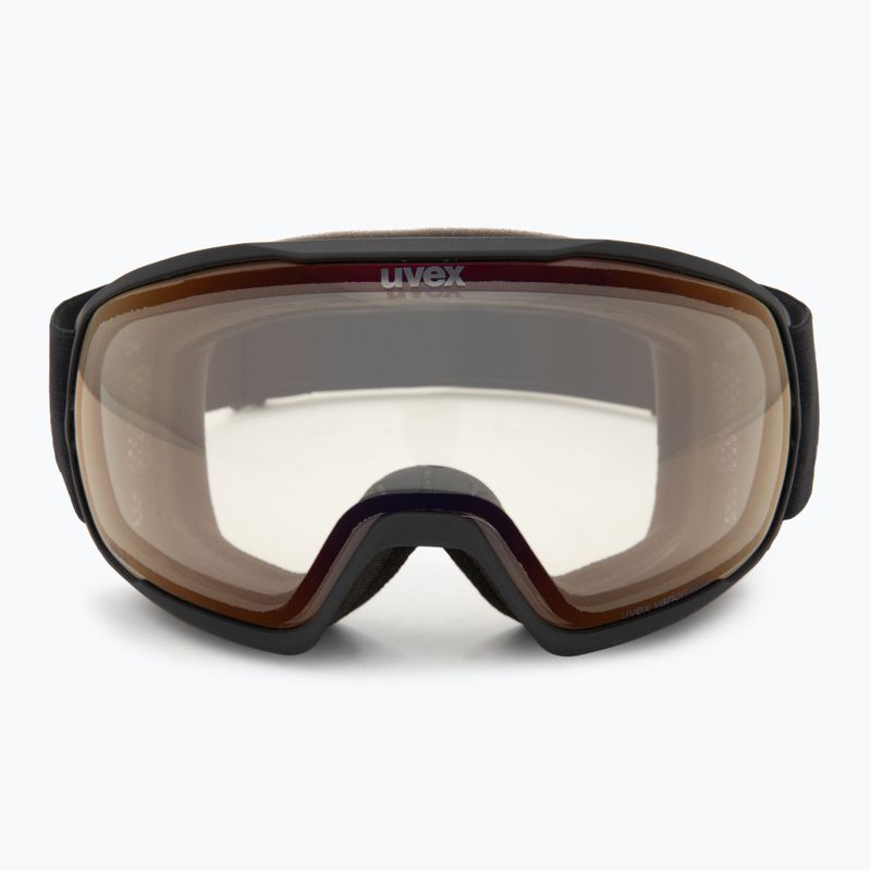 Lyžařské brýle UVEX Victorious Pro V black matt/vario red mirror 2