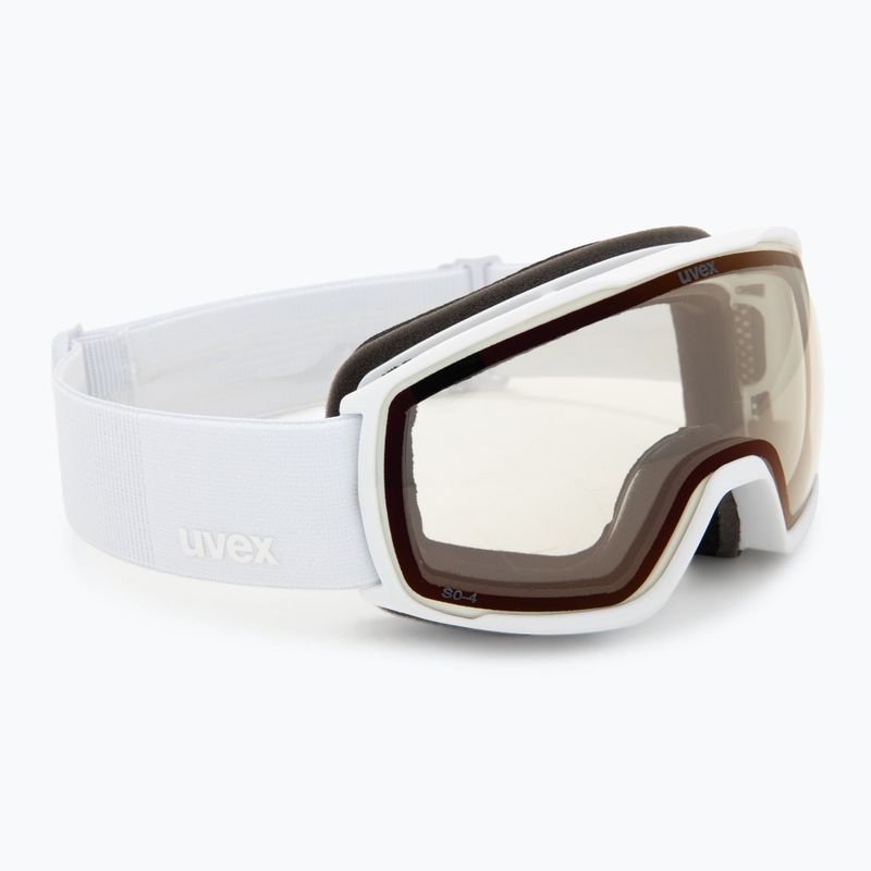 Lyžařské brýle UVEX Victorious S Pro V white matt/vario red mirror