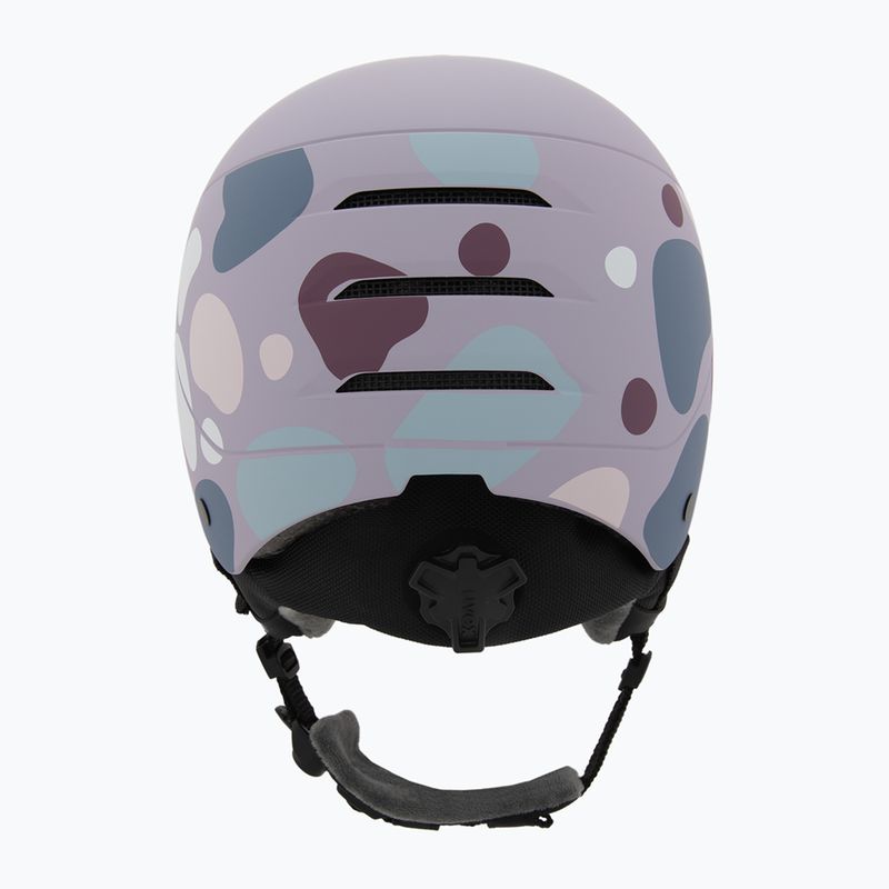 Dětská lyžařská helma UVEX Rocket Visor Jr cool lavender abstract matt/mirror silver/laser gold 4