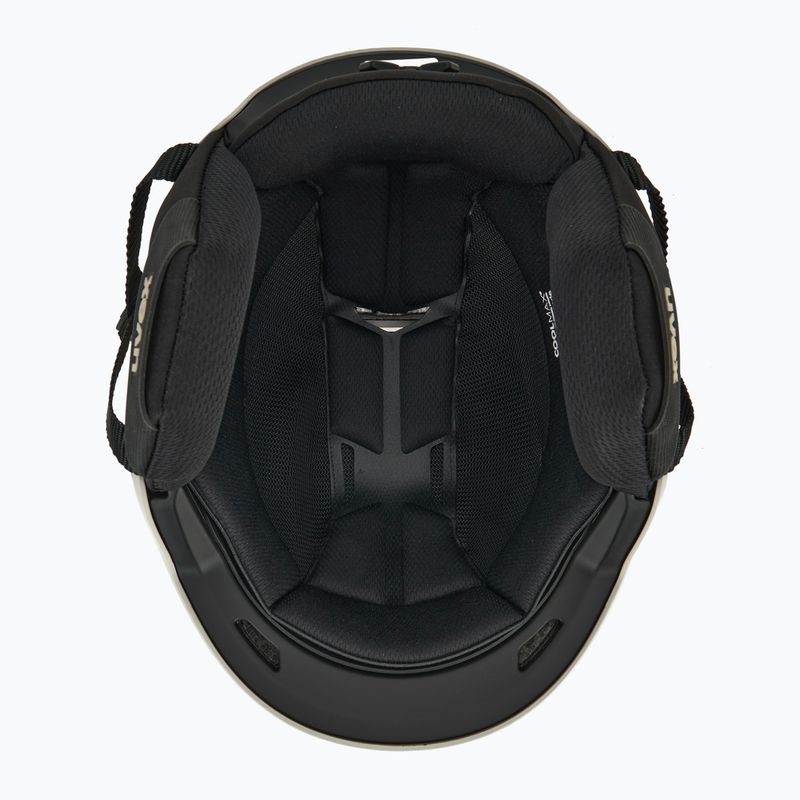 Lyžařská helma UVEX Resolution warm grey/black matt 5