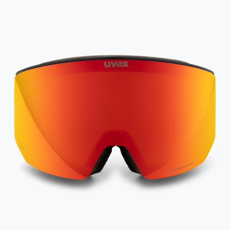 Lyžařské brýle Uvex Lace Attract FM black matt/mirror red 3