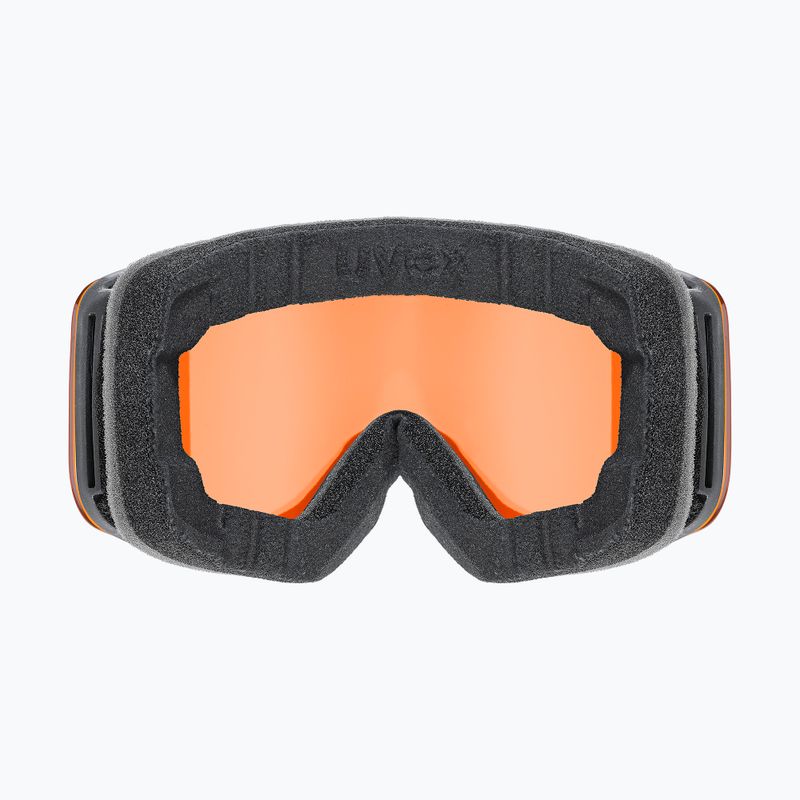 Dětské lyžařské brýle UVEX Pwdr LG Jr black matt/orange/clear 3