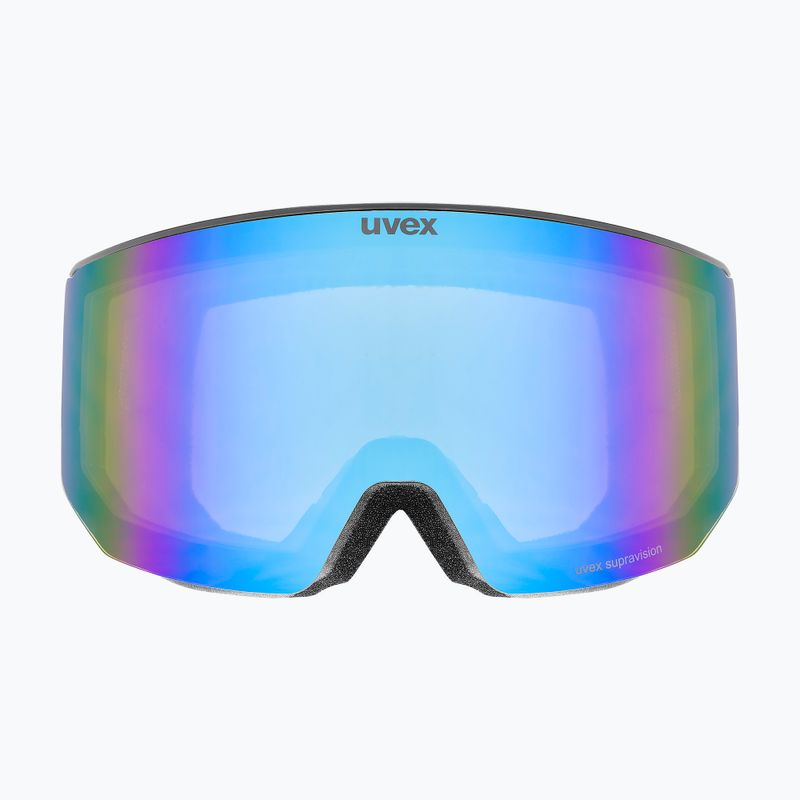 Lyžařské brýle Uvex Lace Attract FM black matt/mirror blue 7
