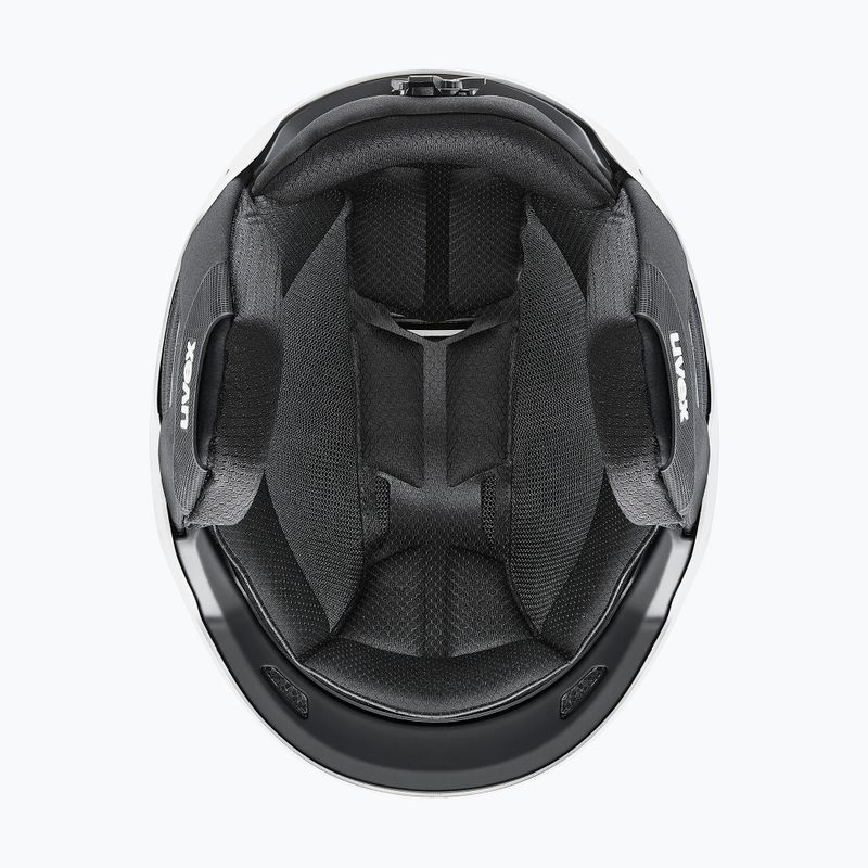 Lyžařská helma UVEX Resolution SL white/electric red 5