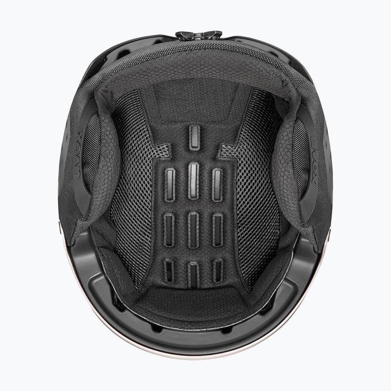Lyžařská helma UVEX Stance warm grey/black matt 5