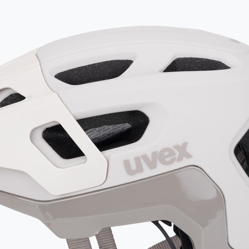 Cyklistická helma UVEX React warm grey matt 7