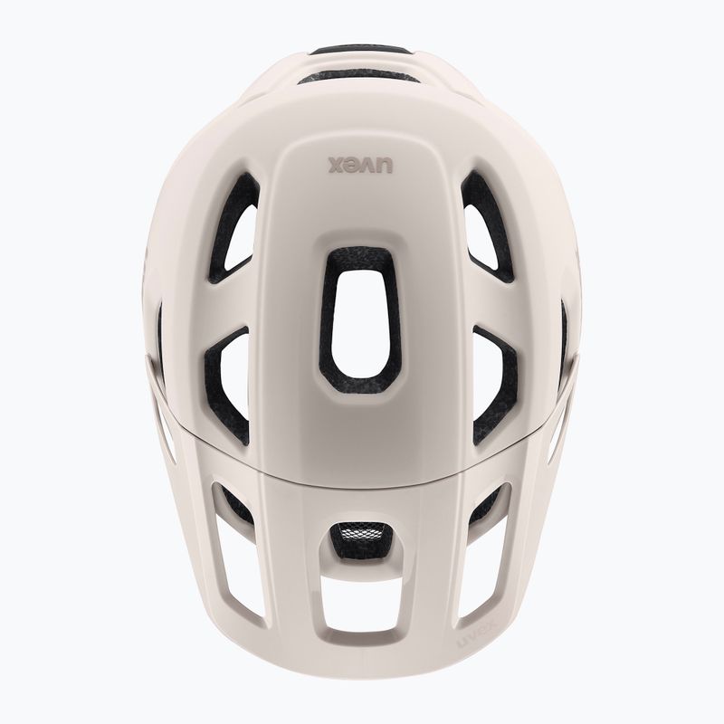 Cyklistická helma UVEX React warm grey matt 4