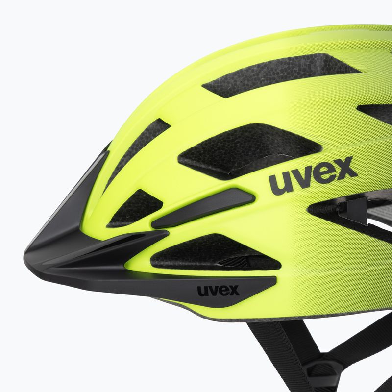 Cyklistická helma UVEX I-vo 2 neon yellow/black matt 7